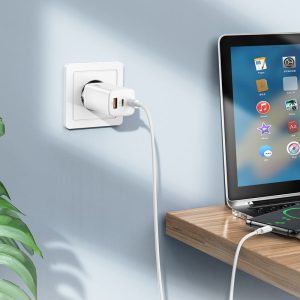 Chargeur mural GaN "N16 Scenery" 3 ports EU set avec câble