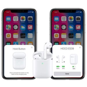 Hoco ES39 Écouteurs Bluetooth TWS Sans Fil Avec Étui De Chargement