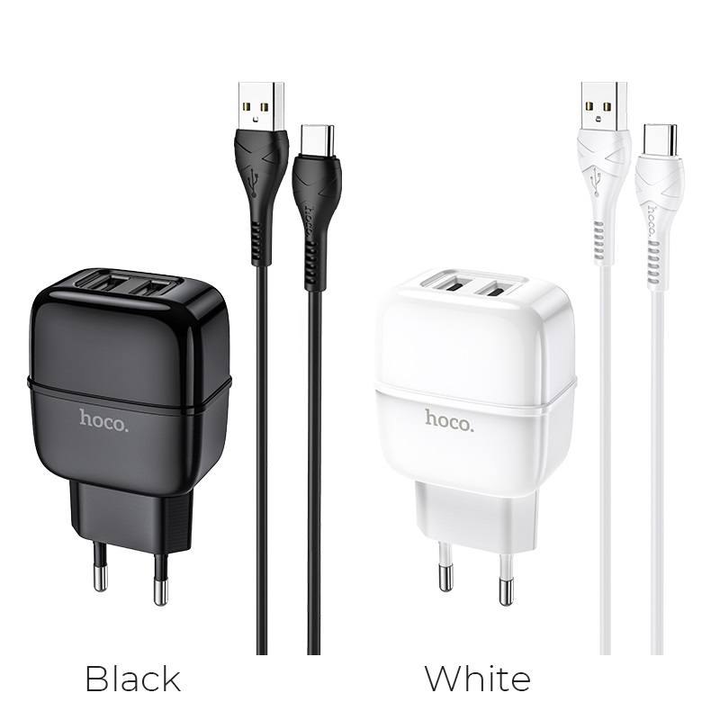 CHARGEUR HOCO C77A TYPE-C - NOIR – Image 4