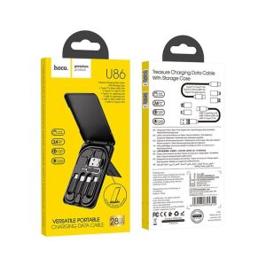 Hoco Câble De Données De Charge U86 - Type-C Vers Type-C/Micro-USB/Lightning