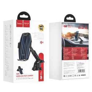 HOCO S45 Support De Téléphone Et Chargement Sans Fil Pour Voiture