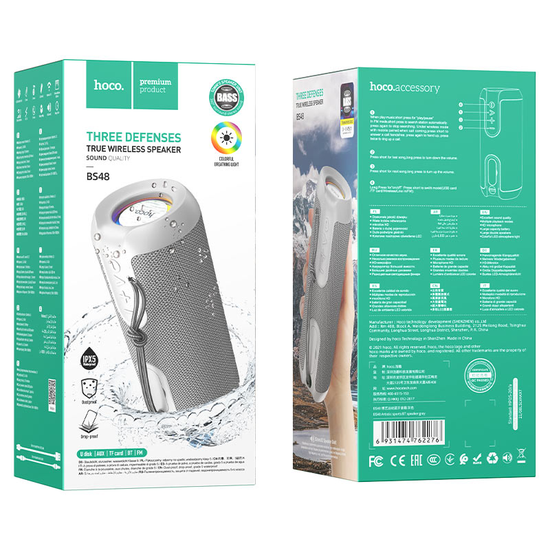 Haut Parleur sans fil "BS48 " enceinte sportive portable
