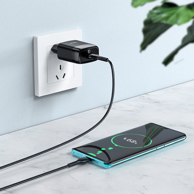 Chargeur mural "C72Q " QC3.0 avec câble sortie Micro USB – Image 8