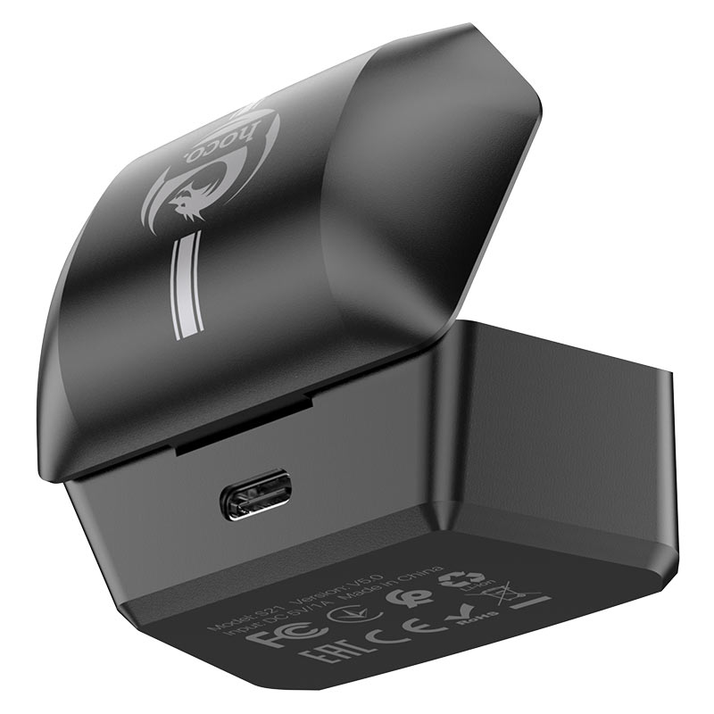 Hoco Ecouteurs Gaming Sans fil "S21" avec boîtier de charge – Image 4