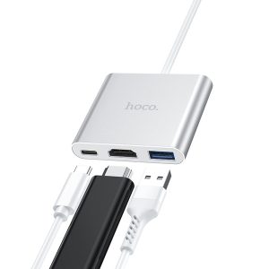 Hub de type C "HB14 Easy use" USB3.0+HDMI+PD