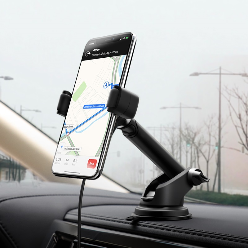 Chargeur sans fil de voiture “S12” pour tableau de bord – Image 2