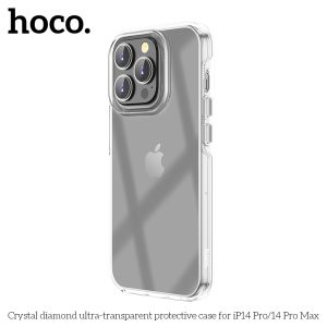 Coque de protection ultra-transparente Crystal Diamonds pour IP14 Pro Max