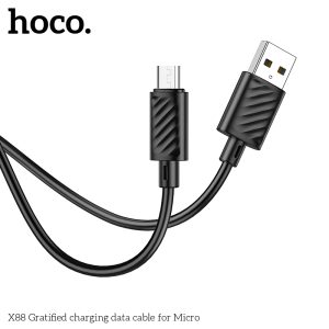 Câble USB vers Micro-USB "X88" charge et synchronisation des données