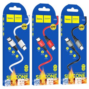 Câble Type-C vers Type-C "X86 Spear" 60W synchronisation des données de charge