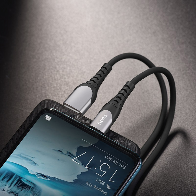 Câble USB vers Type-C "U80 Cool silicone" synchronisation des données de charge