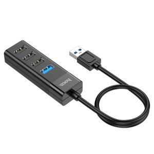 Concentrateur USB 4-en-1 "HB25 Easy mix" USB vers USB3.0+USB2.0*3