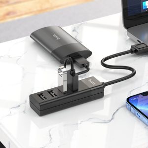 Concentrateur USB 4-en-1 "HB25 Easy mix" USB vers USB3.0+USB2.0*3
