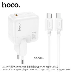 Chargeur C112A PD30W Type-C vers Type-C
