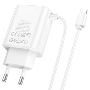 Chargeur mural "C103A Courser" EU double port avec câble intégré