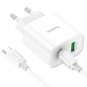 Chargeur mural "C80A Plus Rapido" PD + QC3.0 EU set avec câble