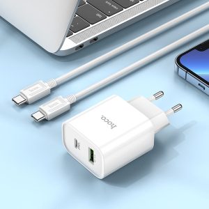 Chargeur mural "C80A Plus Rapido" PD + QC3.0 EU set avec câble