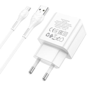 Chargeur mural "C98A Proton" QC3.0 EU set avec câble