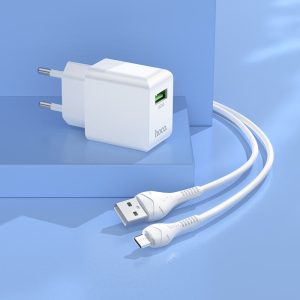 Chargeur mural "C98A Proton" QC3.0 EU set avec câble