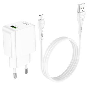 Chargeur mural "C98A Proton" QC3.0 EU set avec câble
