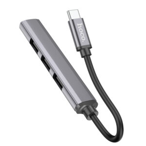 Concentrateur USB 4-en-1 (USB-A & Type-C) HB26 HOCO