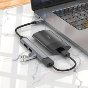 Concentrateur USB 4-en-1 (USB-A & Type-C) HB26 HOCO