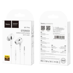 Écouteurs filaires 3,5 mm "Série M1 Pro Original" avec micro