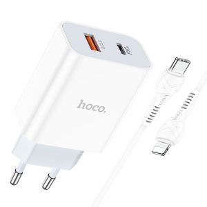 Chargeur mural "C97A" PD20W+QC3.0 EU set avec câble IP