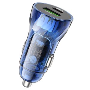 Chargeur de voiture "Z47A Transparent Discovery Edition" Set PD30W+QC3.0