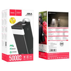 Banque d'alimentation «J86A Powermaster» 22,5W 50000mAh