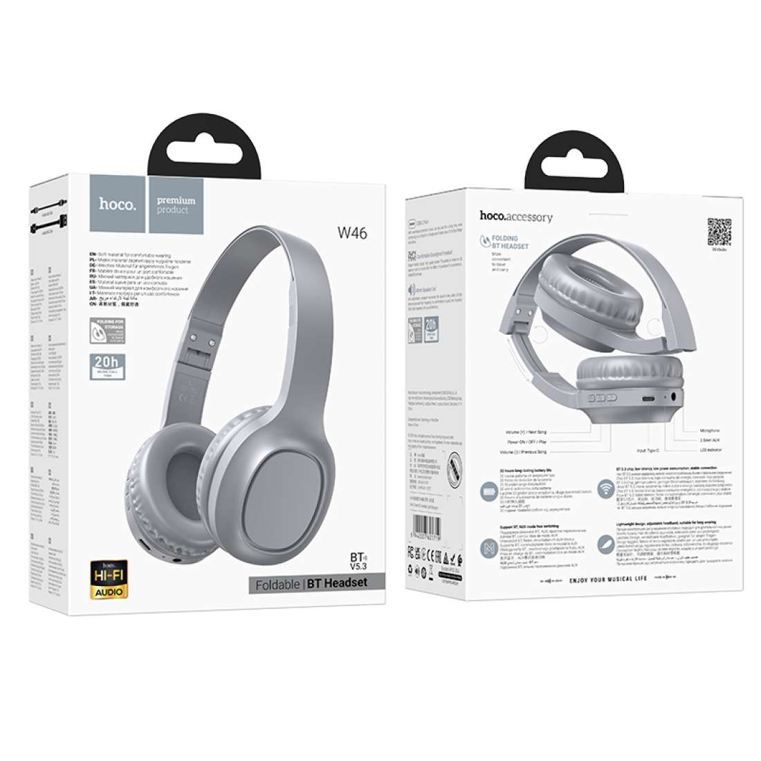 Casque Sans Fil W46 HOCO – Image 9
