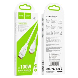 Câble de données de charge rapide hoco X93 100 W