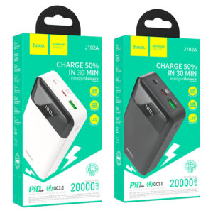 Power Bank "J102A Cool Figure" PD20W + QC3.0 20000mAh