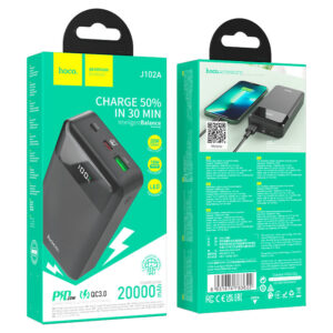 Power Bank "J102A Cool Figure" PD20W + QC3.0 20000mAh