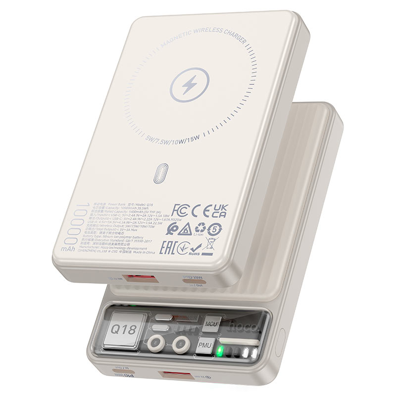 Power Bank “Q18 Tourer” 22,5W Charge Sans Fil 10000mAh