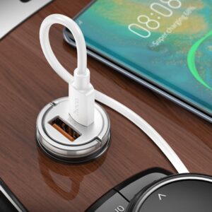 Chargeur de Voiture NZ10 - 45W avec câble Type C Vers Type C 