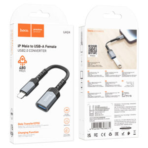 Adaptateur Lightning & Type-C vers USB-A UA24 HOCO