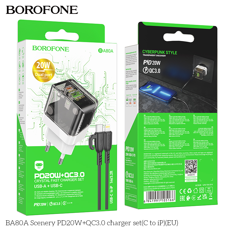 Chargeur BA80A Scenery 20W BOROFONE – Image 15