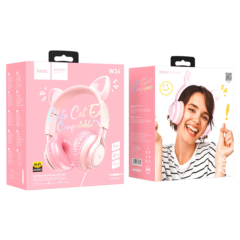 Casque « W36 Cat Ear » avec Micro