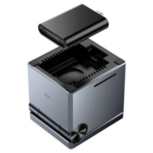 Chargeur Sans Fil « CQ8 » Pliable 3 en 1