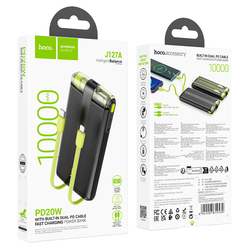 Power Bank J127A Mecha HOCO