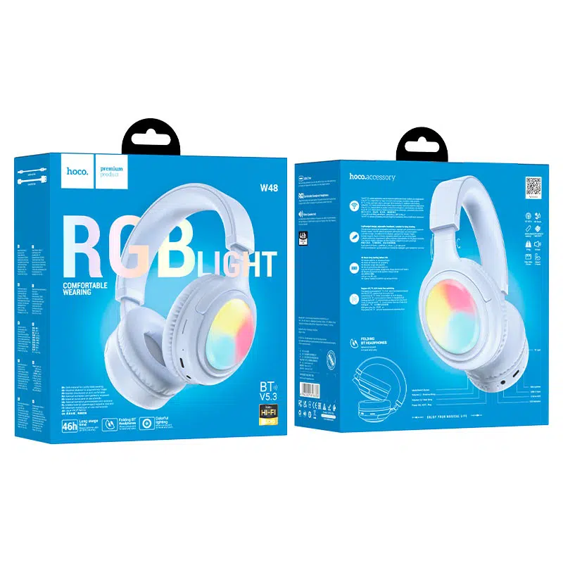 Casque sans fil et filaire "W48 Focus" – Image 12