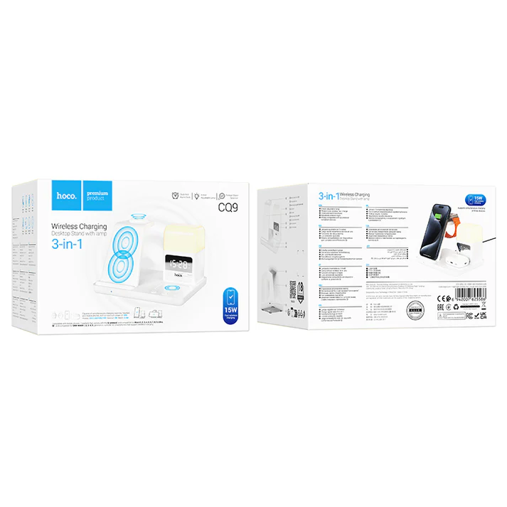 Chargeur Sans Fil 3 en 1 CQ9 HOCO