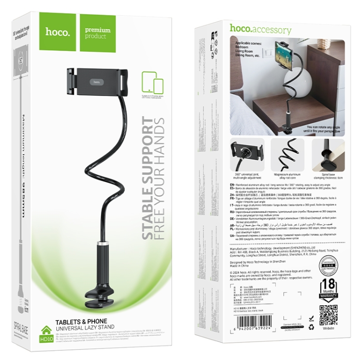 Support télescopique pour tablette et smartphone HD10 HOCO