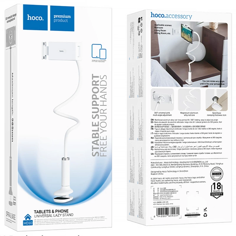 Support télescopique pour tablette et smartphone HD10 HOCO – Image 10