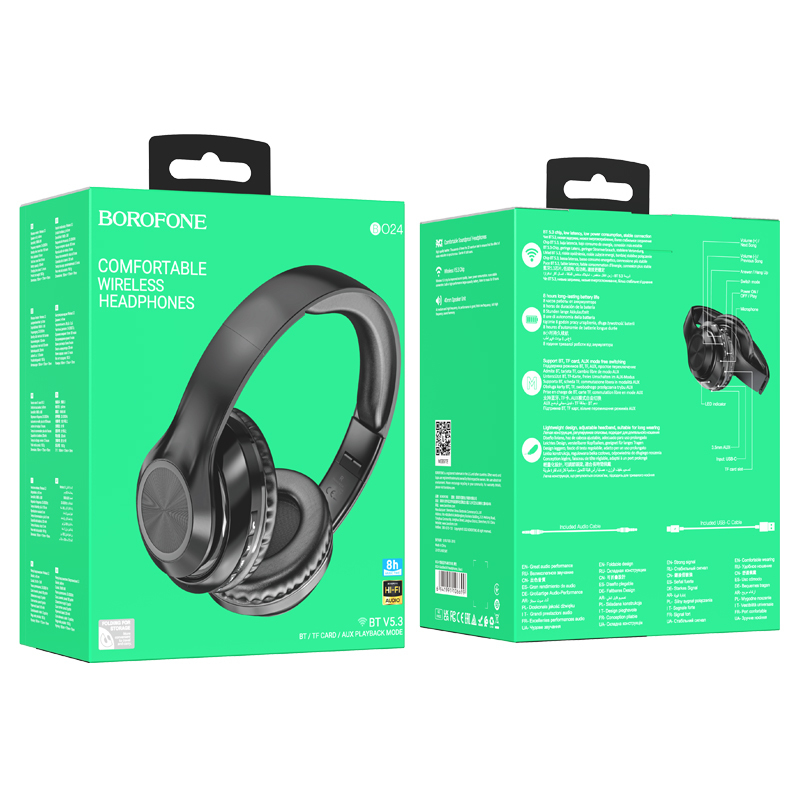 Casque sans fil pliable BO24 BOROFONE