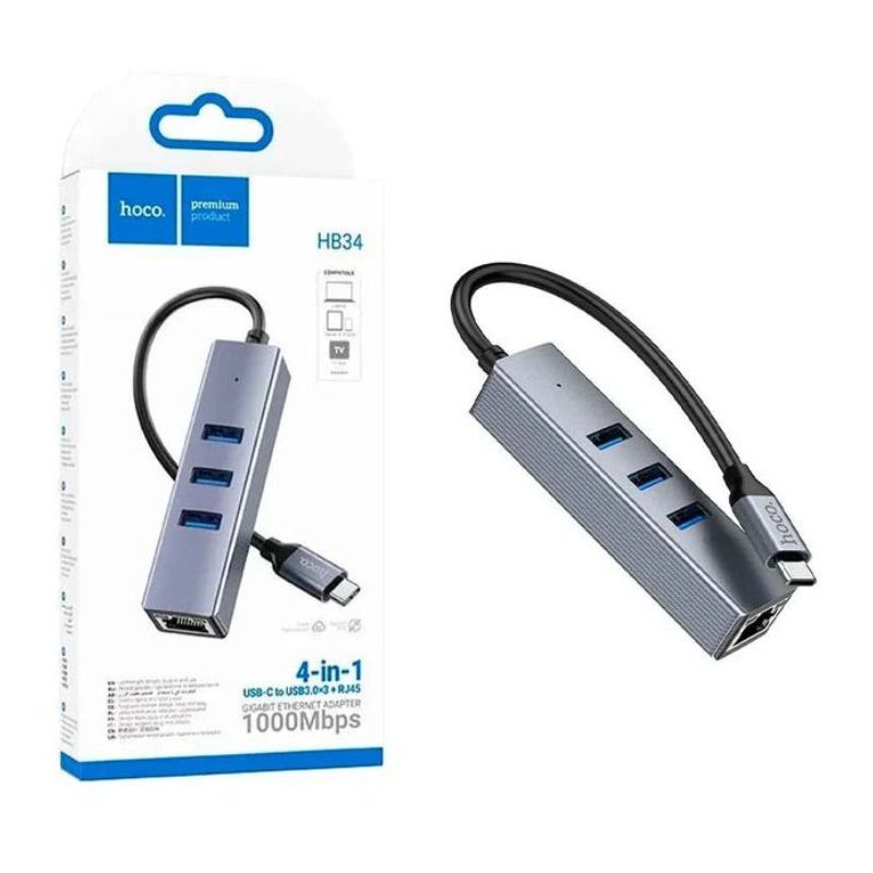 Adaptateur Réseau 4 en 1 HB34 HOCO