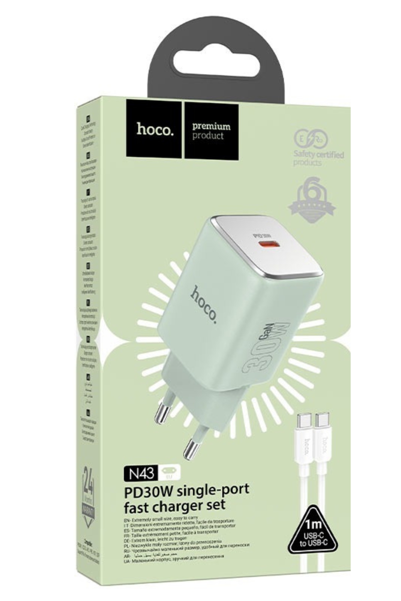 Chargeur mural USB-C 30W N43 HOCO – Image 5