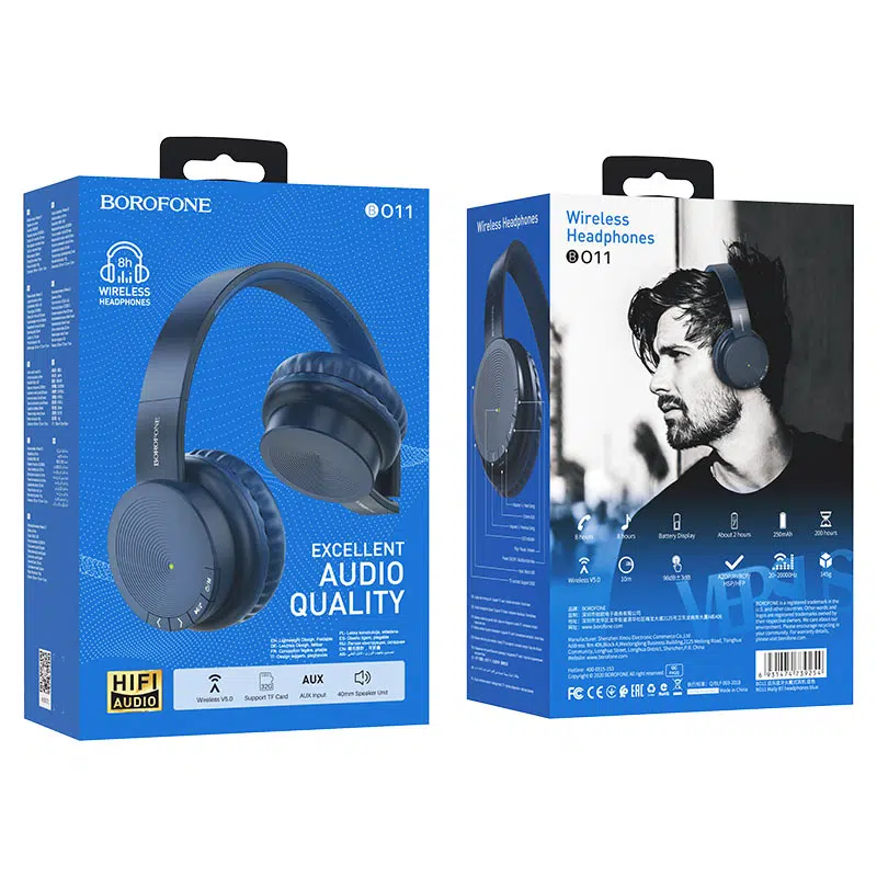 Casque sans fil et filaire B011 BOROFONE