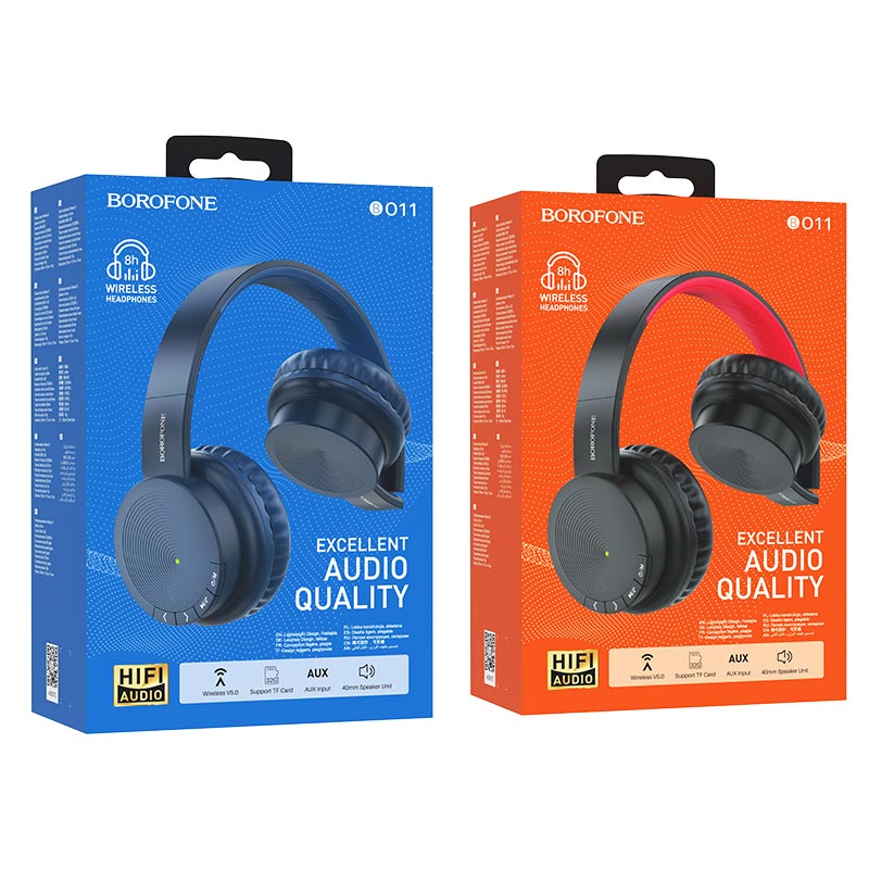 Casque sans fil et filaire B011 BOROFONE