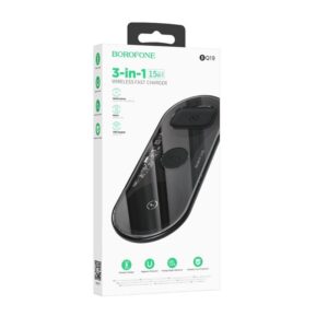 Chargeur Rapide Sans Fil 3 en 1 BQ19 BOROFONE
